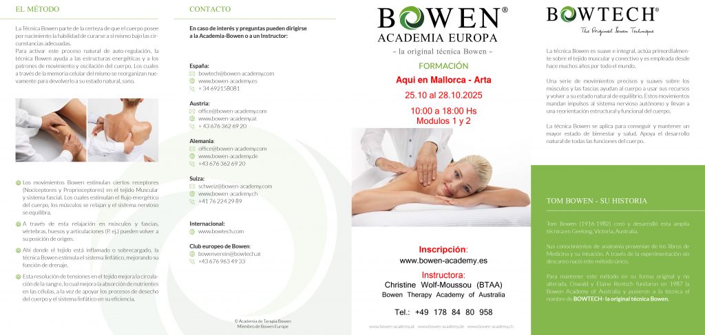 Bowen Kurs auf Mallorca